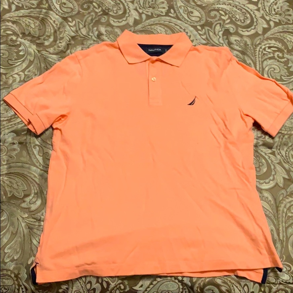 Pink Nautica polo